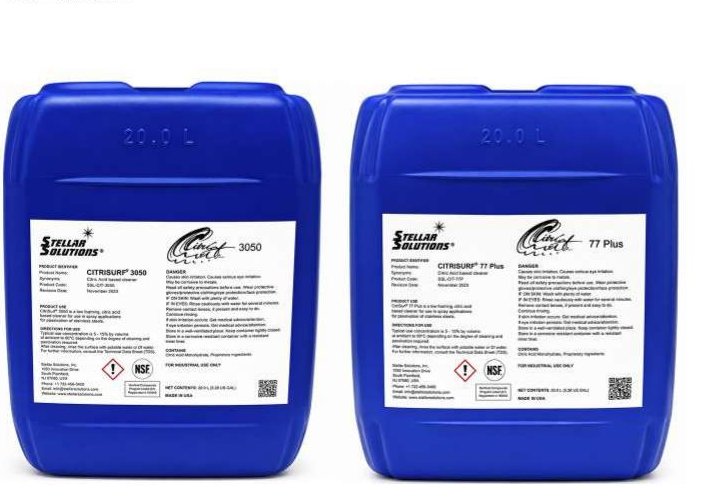 Citrisurf citric acid passivation chemical for stainless steel